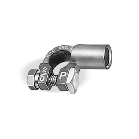 Velvac Left Elbow Terminal 2/0 Ga Negative 058004